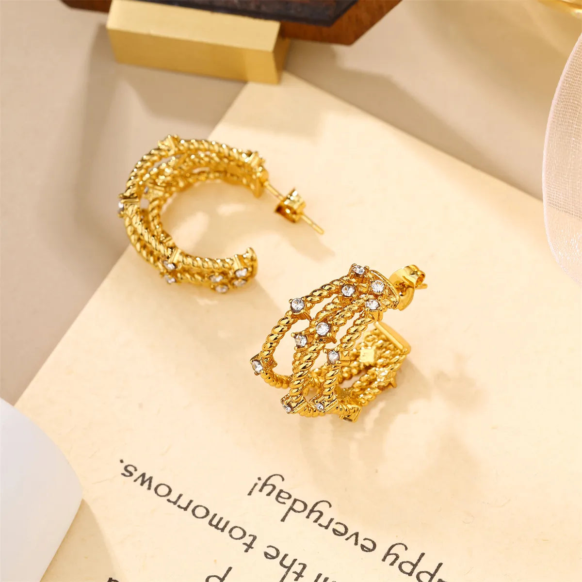 Boucles d'oreilles " SHINY"