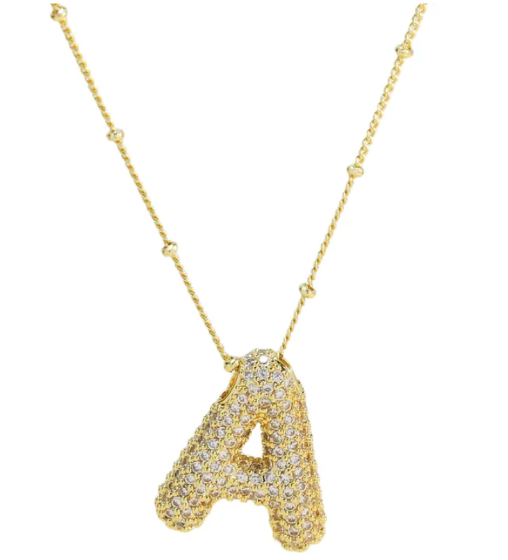 Collier "Initiales SHINY"