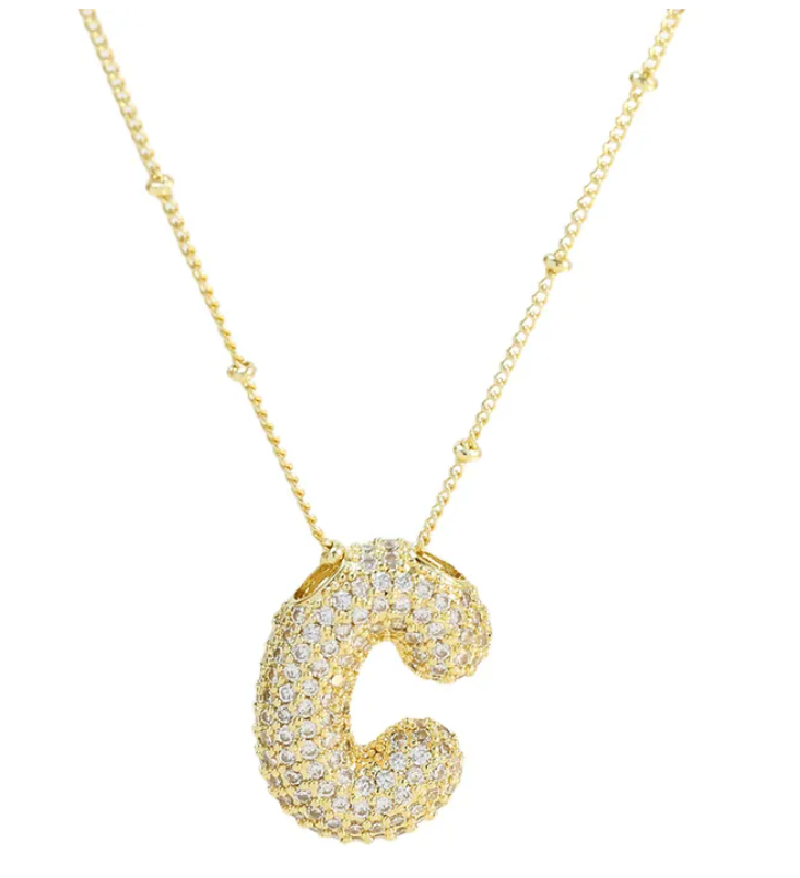 Collier "Initiales SHINY"