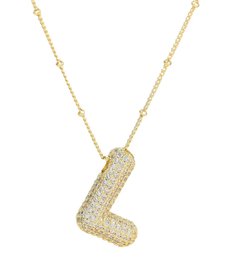Collier "Initiales SHINY"