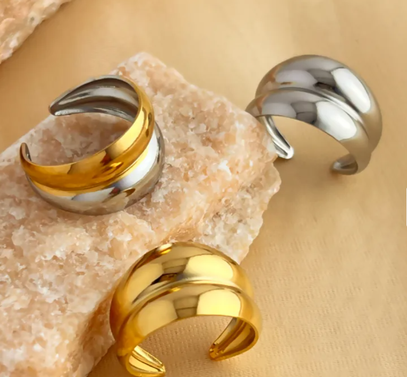 Bague ajustable "MOON"