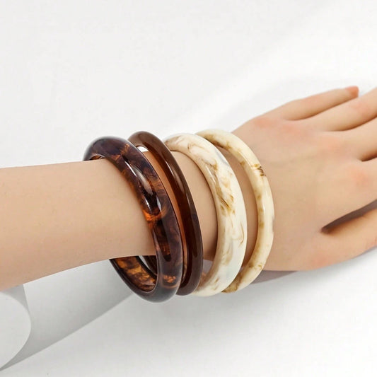 4 bracelets bangles "FOURTH"