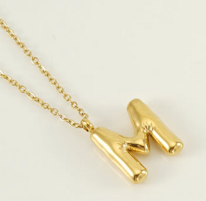 Collier "Initiales Dorée"