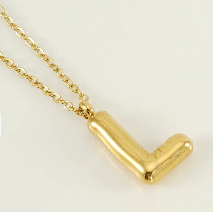 Collier "Initiales Dorée"