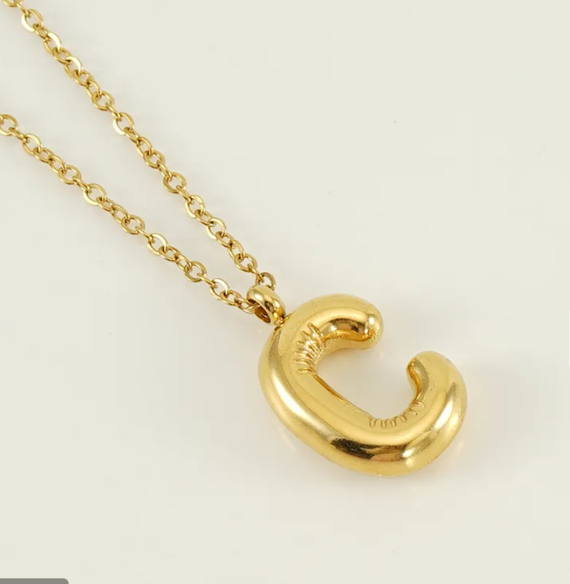 Collier "Initiales Dorée"