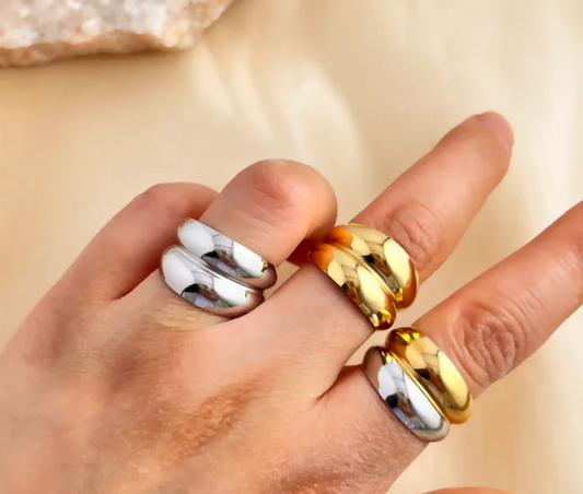 Bague ajustable "MOON"