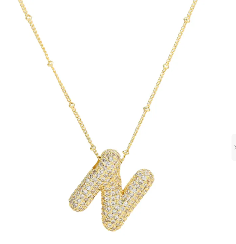 Collier "Initiales SHINY"