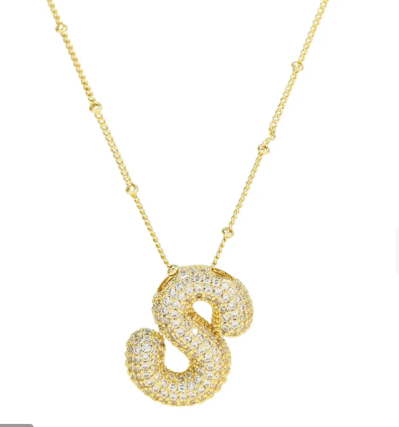 Collier "Initiales SHINY"