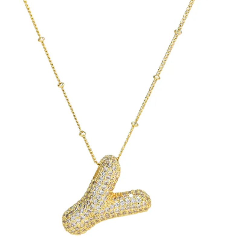 Collier "Initiales SHINY"