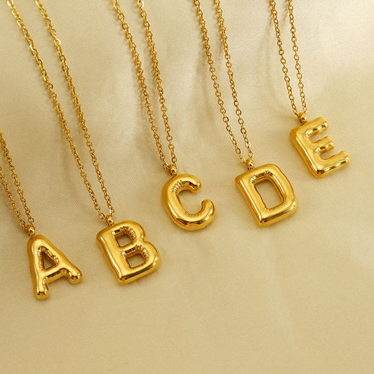 Collier "Initiales Dorée"