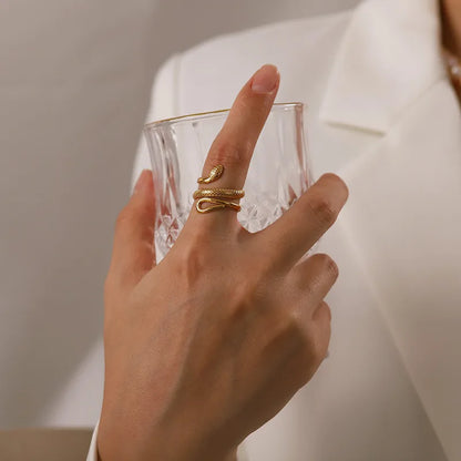 Bague "SNAKE"