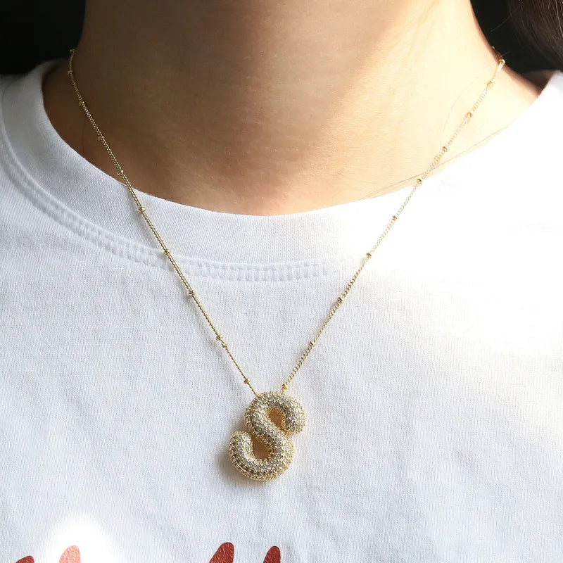 Collier "Initiales SHINY"